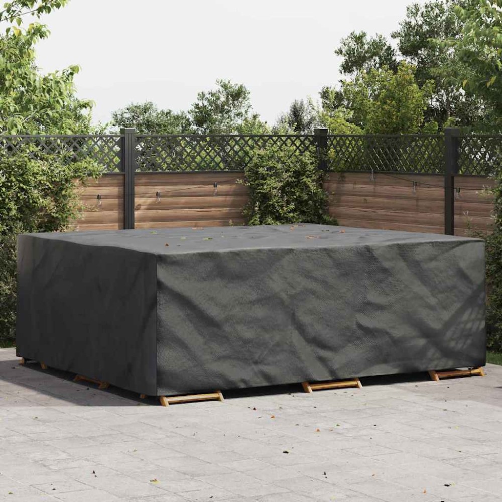 vidaXL Husă pentru mobilă Simplu Negru 300 x 250 x 70 cm 210D