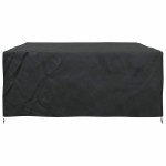vidaXL Husă pentru mobilă Simplu Negru 300 x 250 x 100 cm 210D
