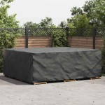 vidaXL Husă pentru mobilă Simplu Negru 300 x 250 x 100 cm 420D