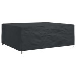 vidaXL Husă pentru mobilă Simplu Negru 300 x 250 x 100 cm 600D