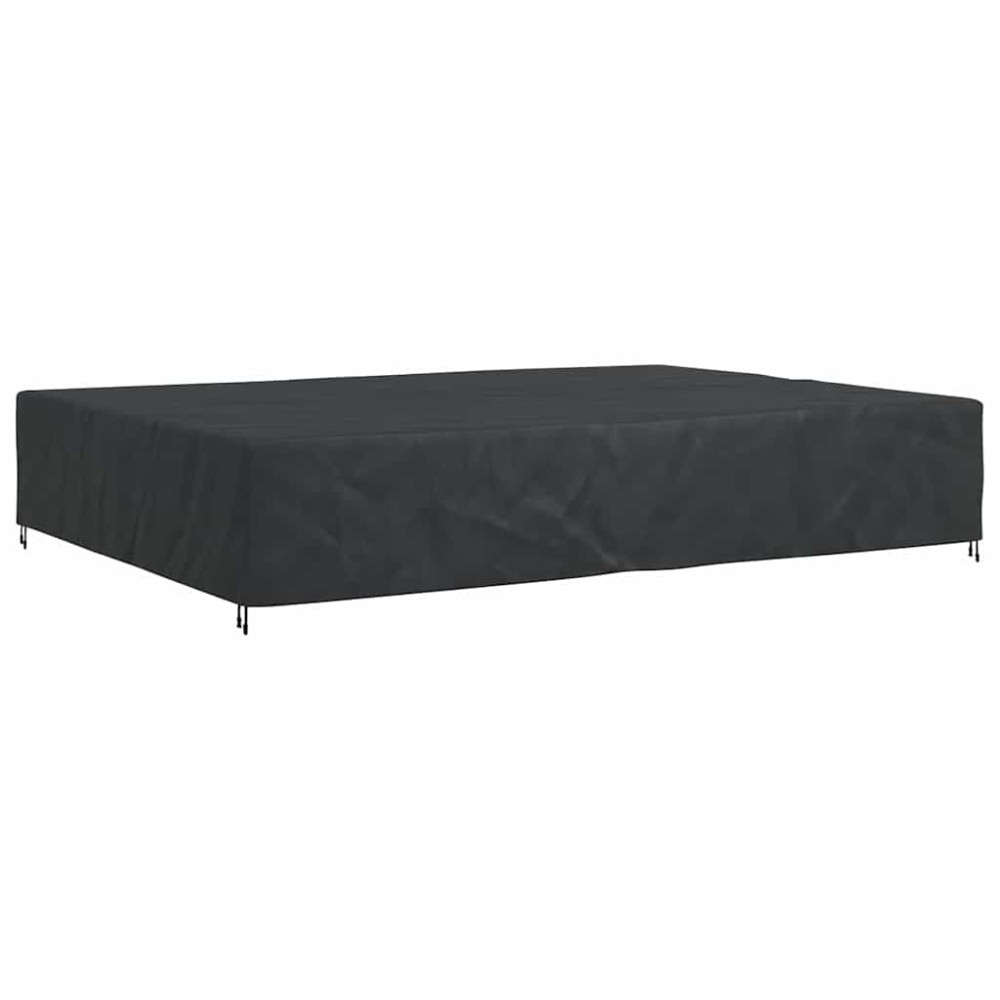 vidaXL Husă pentru mobilă Simplu Negru 350 x 260 x 90 cm 210D