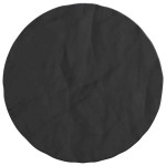 vidaXL Copertă pentru masă Simplu Negru 62 x 62 x 70 cm țesătură