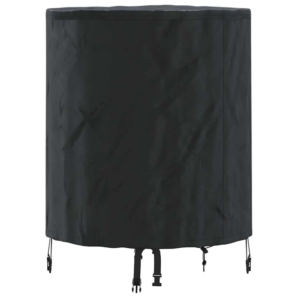 vidaXL Copertă pentru masă Simplu Negru 62 x 62 x 70 cm țesătură