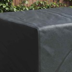 vidaXL Husă pentru mobilă Negru 110 x 84 x 70 cm Textil Oxford 210D