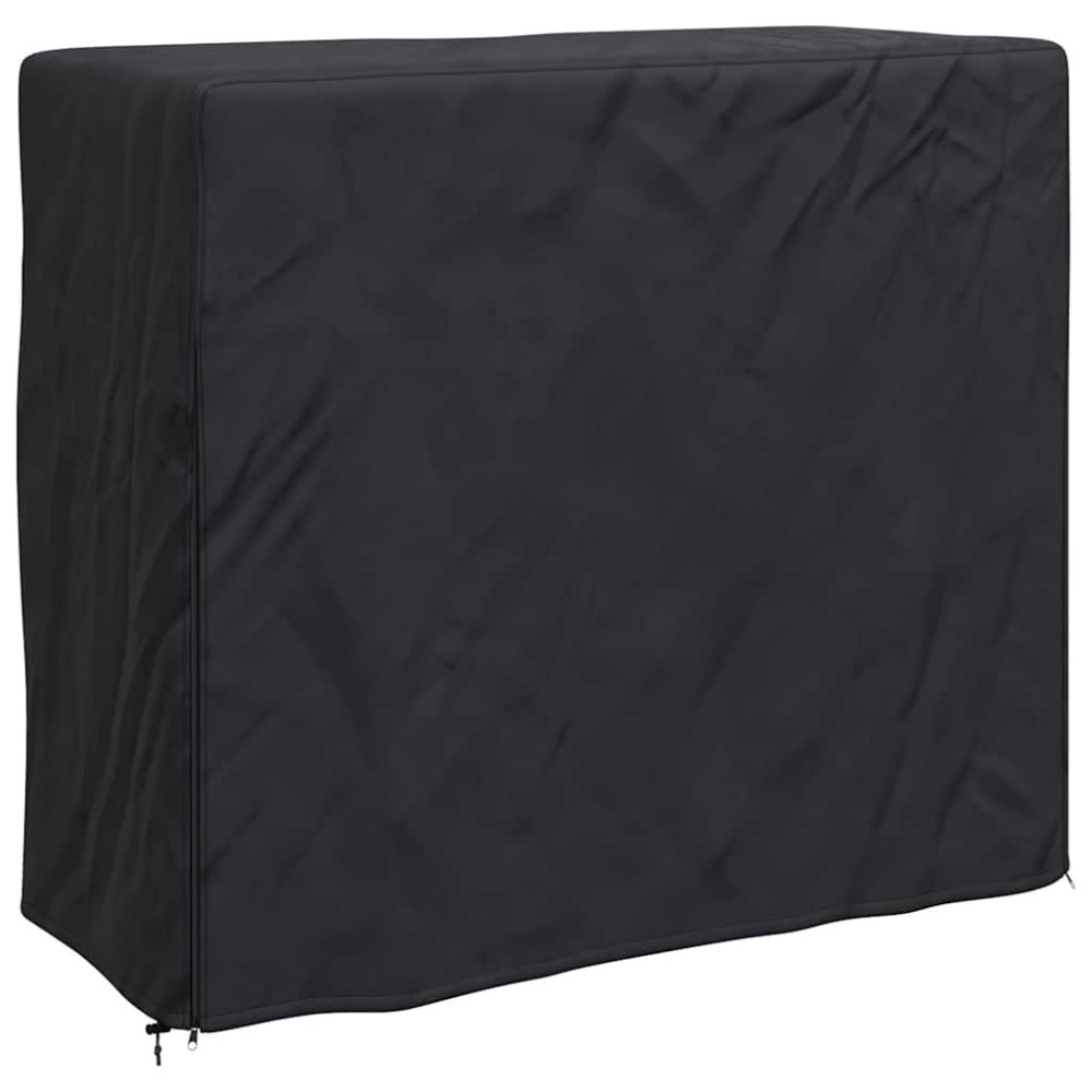 vidaXL Husă pentru suport de lemne Negru 61 x 122 x 106 cm țesătură
