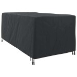 vidaXL Husă pentru Leagăne Simplu Negru 74 x 210 x 40 cm țesătură