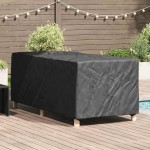 vidaXL Husă pentru Leagăne Simplu Negru 74 x 210 x 40 cm țesătură