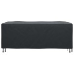 vidaXL Husă pentru Leagăne Simplu Negru 74 x 210 x 40 cm țesătură