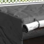 vidaXL Husă pentru Leagăn Negru 220 x 125 x 170 cm Textil Oxford 210D