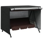vidaXL Husă pentru Leagăn Negru 220 x 125 x 170 cm Textil Oxford 600D