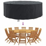 vidaXL Husă pentru mobilier de exterior 279 x 279 x 71 cm