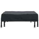 vidaXL Copertă pentru masă Simplu Negru 62 x 62 x 15 cm țesătură