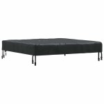 vidaXL Copertă pentru masă Simplu Negru 92 x 92 x 15 cm țesătură