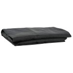 vidaXL Copertă pentru masă Simplu Negru 102 x 102 x 15 cm țesătură