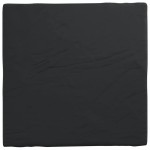 vidaXL Copertă pentru masă Simplu Negru 122 x 122 x 15 cm țesătură