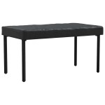 vidaXL Copertă pentru masă Simplu Negru 102 x 202 x 15 cm țesătură
