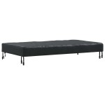 vidaXL Copertă pentru masă Simplu Negru 102 x 202 x 15 cm țesătură