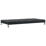 vidaXL Copertă pentru masă Simplu Negru 102 x 202 x 15 cm țesătură