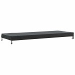 vidaXL Copertă pentru masă Simplu Negru 102 x 202 x 15 cm țesătură
