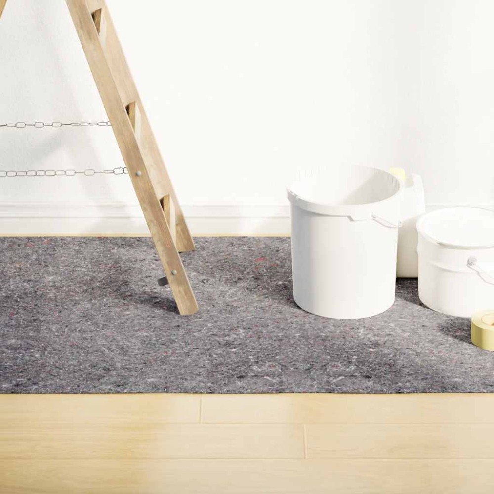 vidaXL Lână anti-alunecare pentru vopsit 25 m 180 g/m² gri