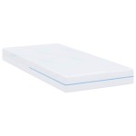 vidaXL Saltele Alb 70 x 200 cm Țesătură jacquard din poliester 100% vidaXL Saltele Alb 70 x 200 cm Țesătură jacquard din poliester 100%