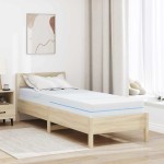 vidaXL Saltele Alb 80 x 200 cm Țesătură jacquard din poliester 100% vidaXL Saltele Alb 80 x 200 cm Țesătură jacquard din poliester 100%