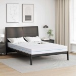 vidaXL Saltele Alb 140 x 200 cm Țesătură jacquard din poliester 100% vidaXL Saltele Alb 140 x 200 cm Țesătură jacquard din poliester 100%