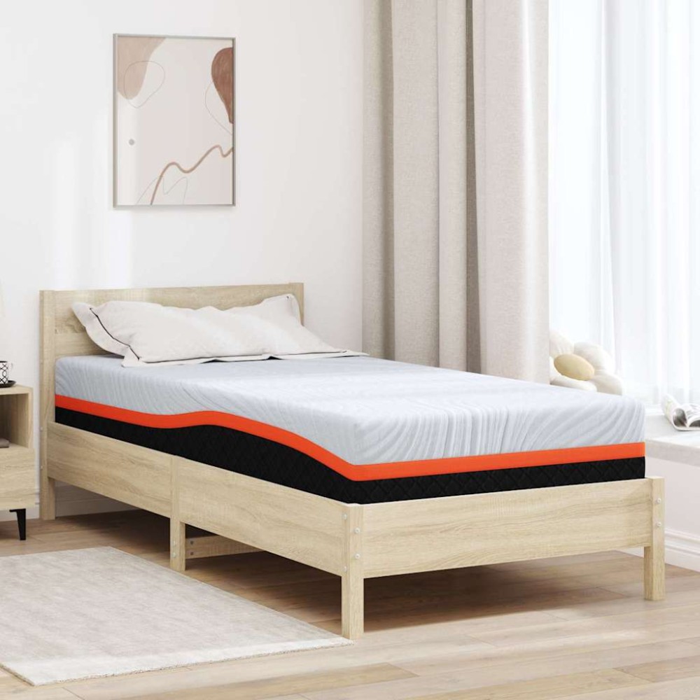 vidaXL Saltele Alb, Gri 90 x 200 cm