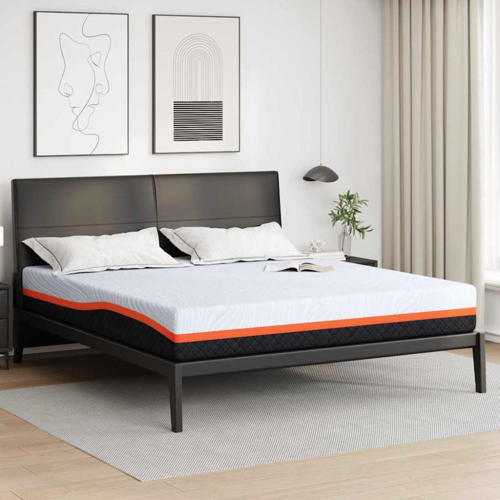 vidaXL Saltele Alb, Gri 180 x 200 cm