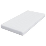 vidaXL Saltele Alb 90 x 190 cm Țesătură din 100% poliester vidaXL Saltele Alb 90 x 190 cm Țesătură din 100% poliester