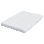 vidaXL Saltele Alb 140 x 200 cm Țesătură din 100% poliester vidaXL Saltele Alb 140 x 200 cm Țesătură din 100% poliester