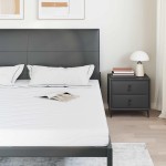 vidaXL Saltele Alb 200 x 200 cm Țesătură din 100% poliester vidaXL Saltele Alb 200 x 200 cm Țesătură din 100% poliester