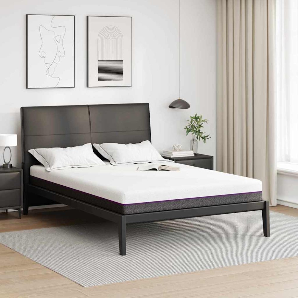 vidaXL Saltele Alb, Gri 160 x 200 cm