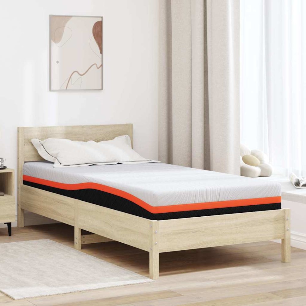 vidaXL Saltele Alb, Gri 90 x 200 cm