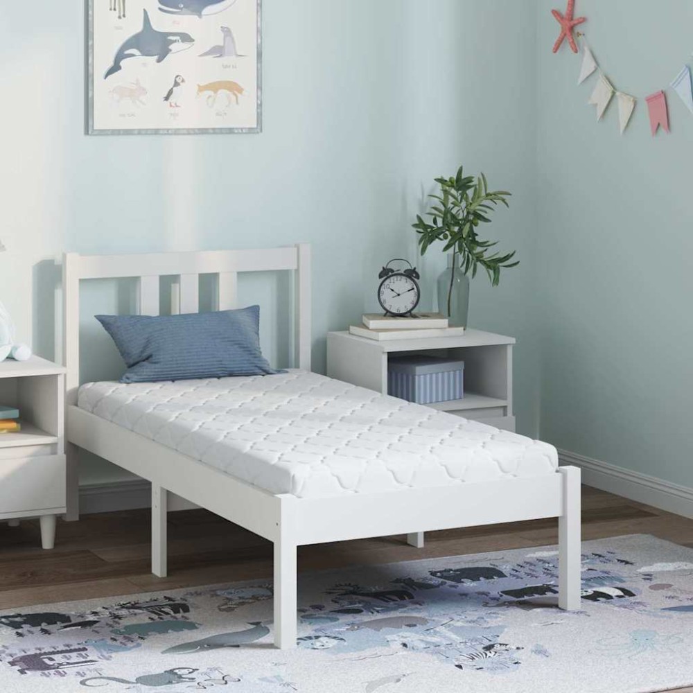 vidaXL Saltele Alb 120 x 60 cm Țesătură din 100% poliester