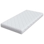 vidaXL Saltele Alb 120 x 60 cm Țesătură din 100% poliester vidaXL Saltele Alb 120 x 60 cm Țesătură din 100% poliester