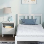 vidaXL Saltele Alb 160 x 80 cm Țesătură din 100% poliester vidaXL Saltele Alb 160 x 80 cm Țesătură din 100% poliester