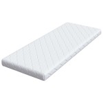 vidaXL Saltele Alb 200 x 80 cm Țesătură din 100% poliester vidaXL Saltele Alb 200 x 80 cm Țesătură din 100% poliester