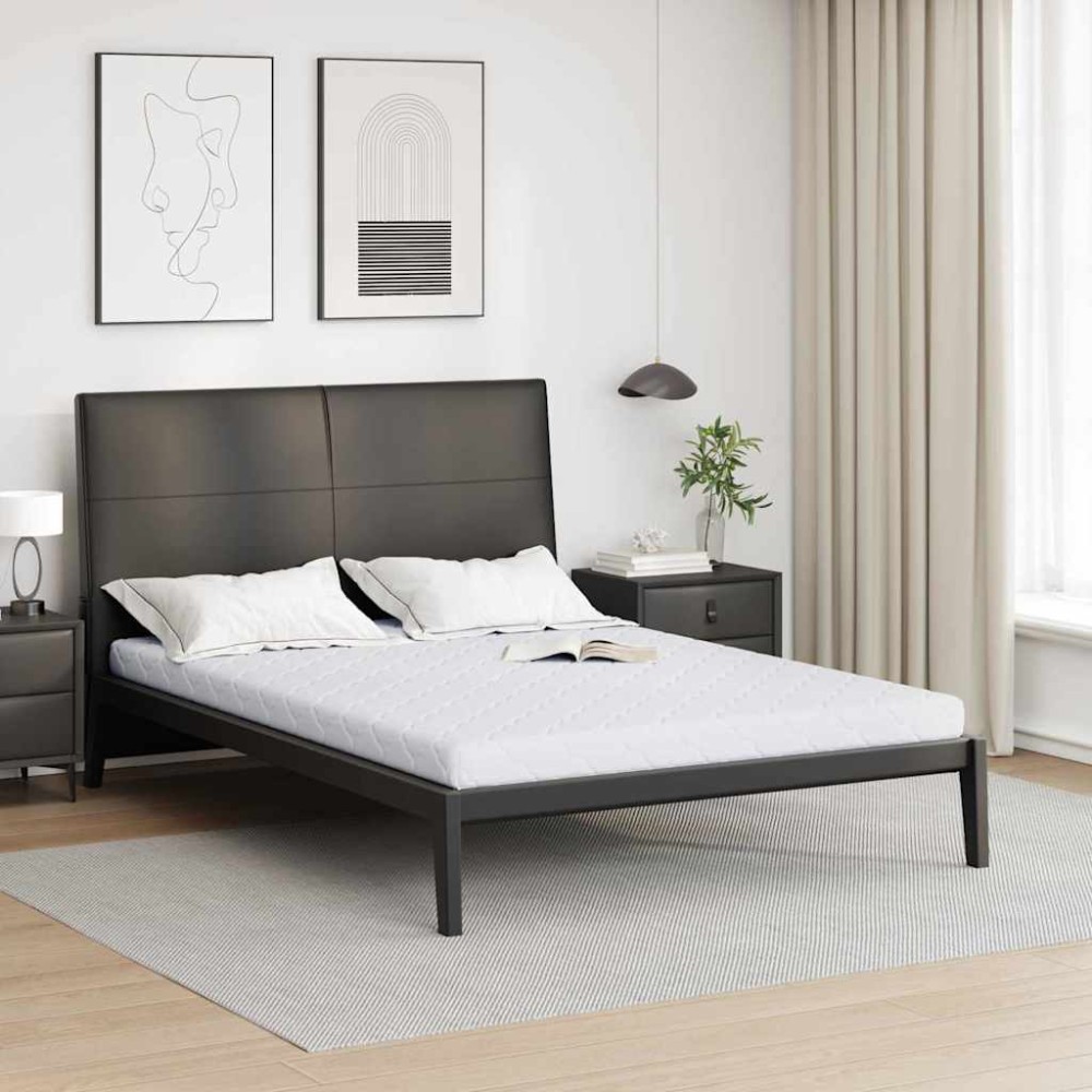 vidaXL Saltele Alb 190 x 140 cm Țesătură din 100% poliester