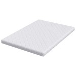 vidaXL Saltele Alb 190 x 140 cm Țesătură din 100% poliester vidaXL Saltele Alb 190 x 140 cm Țesătură din 100% poliester