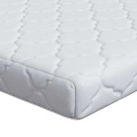 vidaXL Saltele Alb 200 x 140 cm Țesătură din 100% poliester vidaXL Saltele Alb 200 x 140 cm Țesătură din 100% poliester