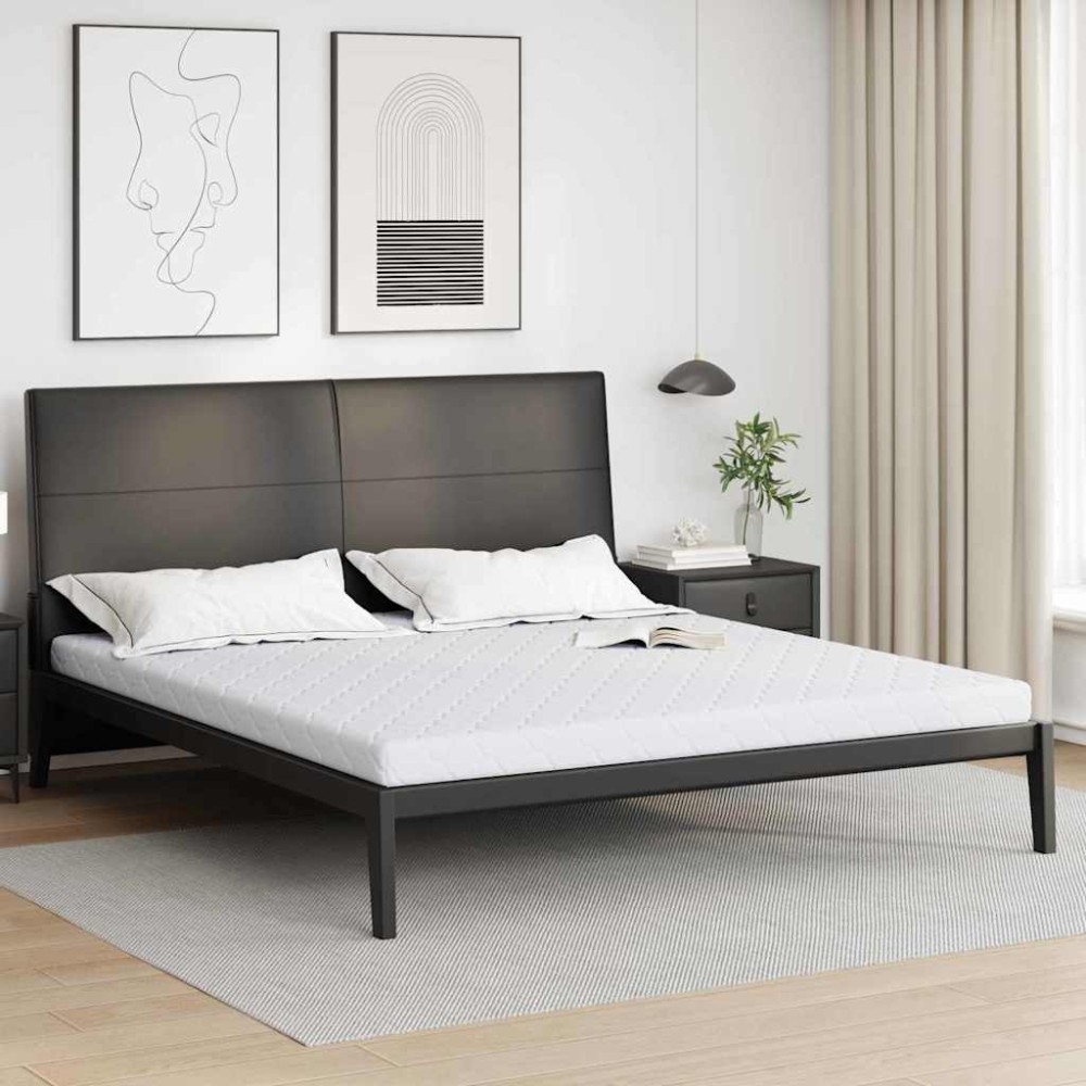 vidaXL Saltele Alb 200 x 180 cm Țesătură din 100% poliester