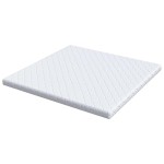 vidaXL Saltele Alb 200 x 180 cm Țesătură din 100% poliester vidaXL Saltele Alb 200 x 180 cm Țesătură din 100% poliester