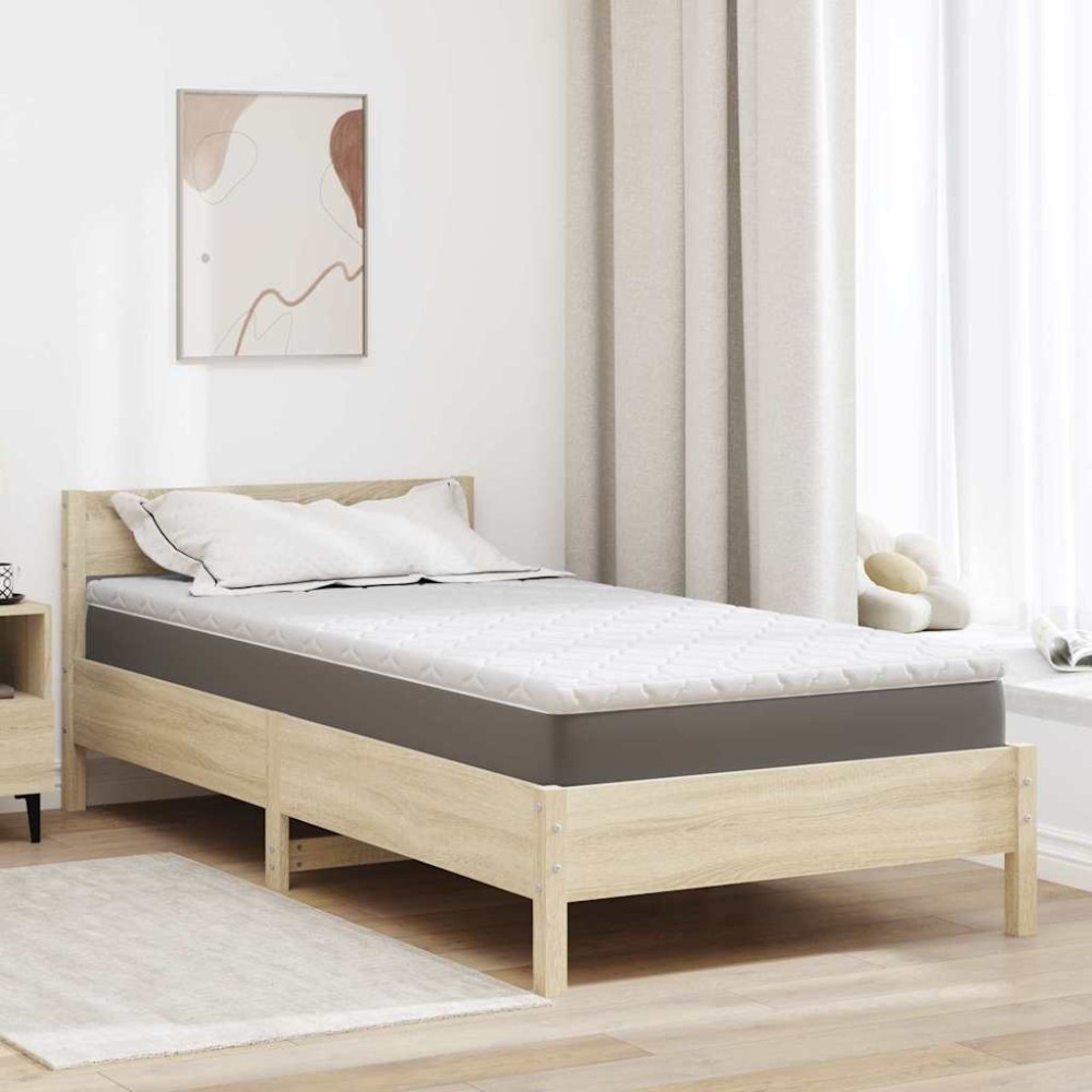 vidaXL Păturile pentru saltea Alb 100 x 200 cm Polyester fără adeziv