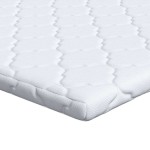 vidaXL Păturile pentru saltea Alb 120 x 200 cm Polyester fără adeziv vidaXL Păturile pentru saltea Alb 120 x 200 cm Polyester fără adeziv