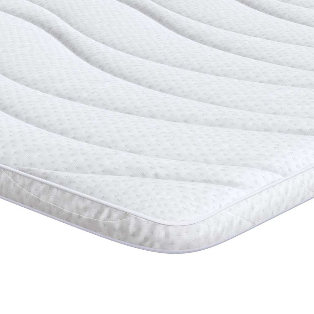 vidaXL Păturile pentru saltea Alb 100 x 200 cm Polyester fără adeziv