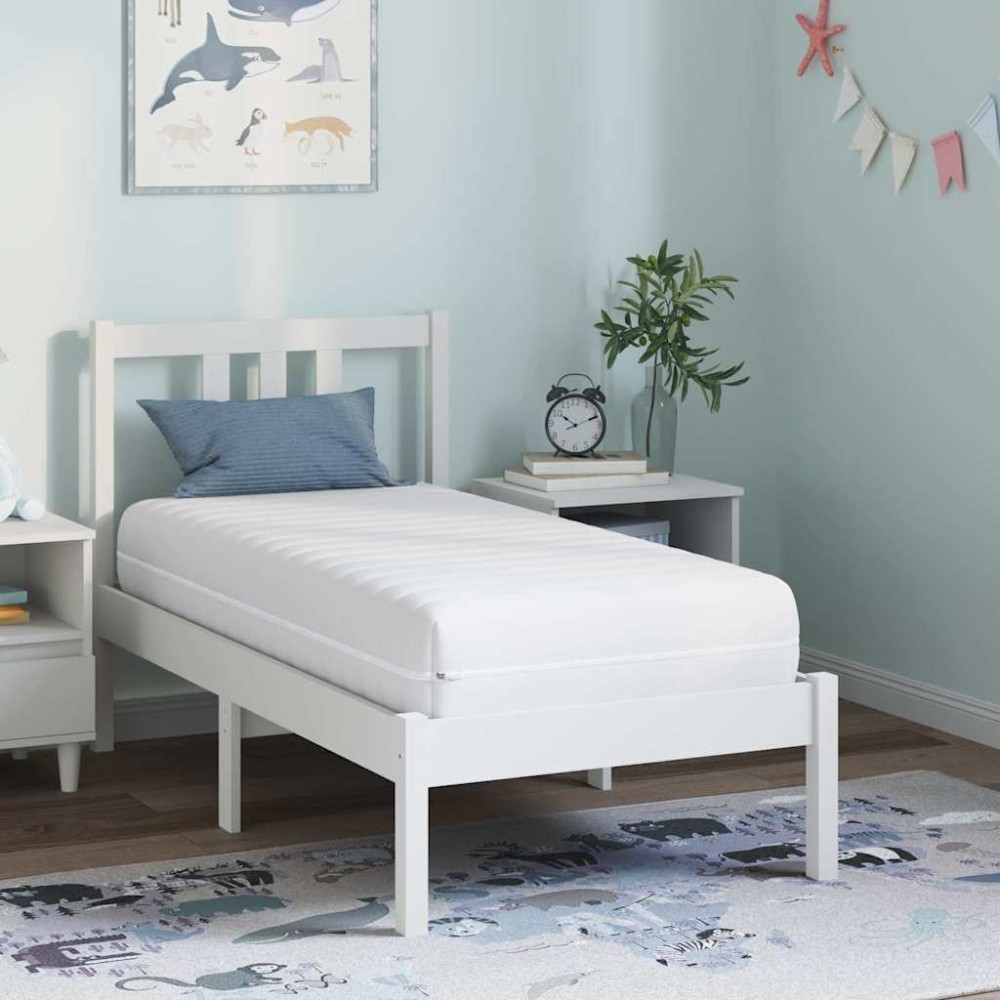 vidaXL Saltele Alb 60 x 120 cm Țesătură din 100% poliester