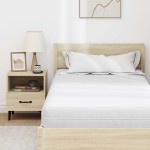 vidaXL Saltele Alb 120 x 200 cm Țesătură din 100% poliester vidaXL Saltele Alb 120 x 200 cm Țesătură din 100% poliester
