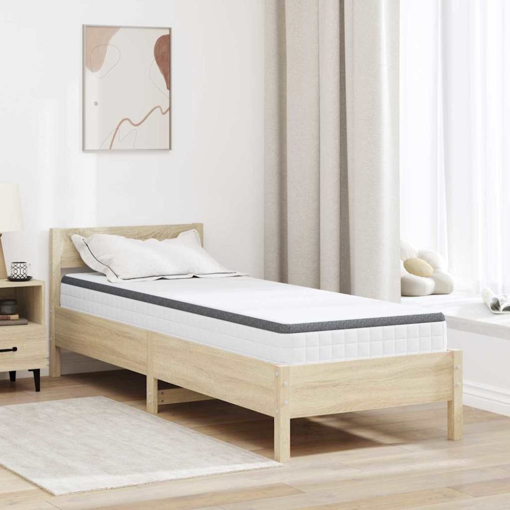vidaXL Saltele Alb, Gri 80 x 200 cm Țesătură tricotată