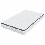 vidaXL Saltele 2 pcs Alb, Gri 60 x 200 cm Țesătură tricotată vidaXL Saltele 2 pcs Alb, Gri 60 x 200 cm Țesătură tricotată